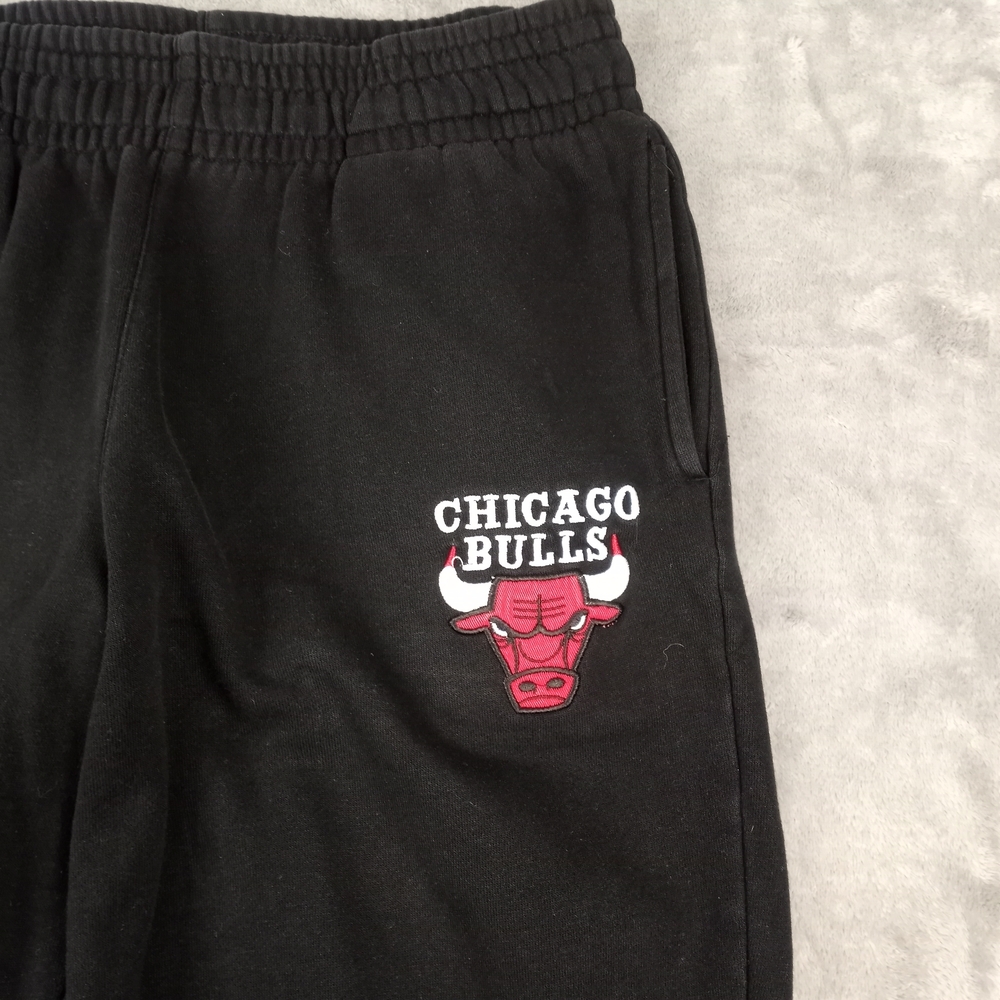 NBA Chigicago Bulls  Sweatpants Joggers Black Size Large - Picture 3 of 6